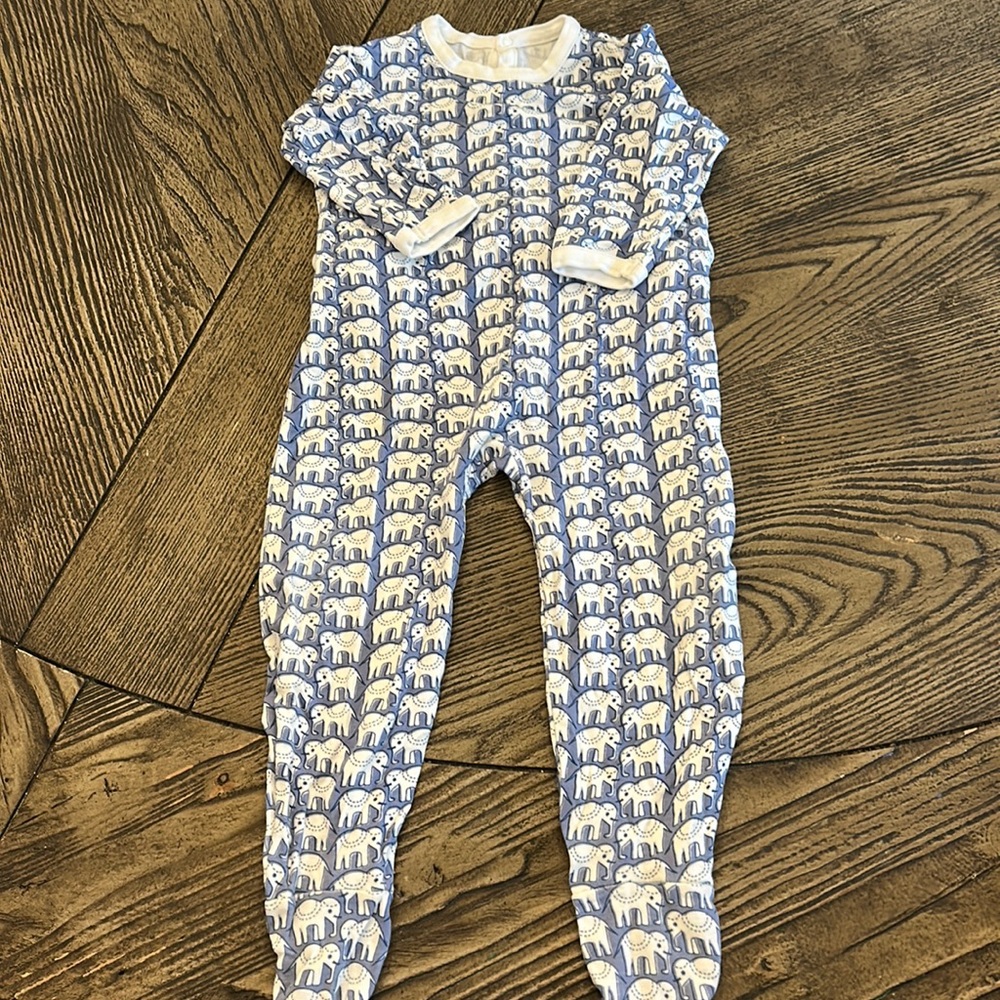 Roberta Roller Rabbit onesie pajamas. Size 6 to 9 months